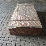 Ca. 126x Angelim Pedra Onderliggers Geschaafd, 45x68mm, lengte 190cm